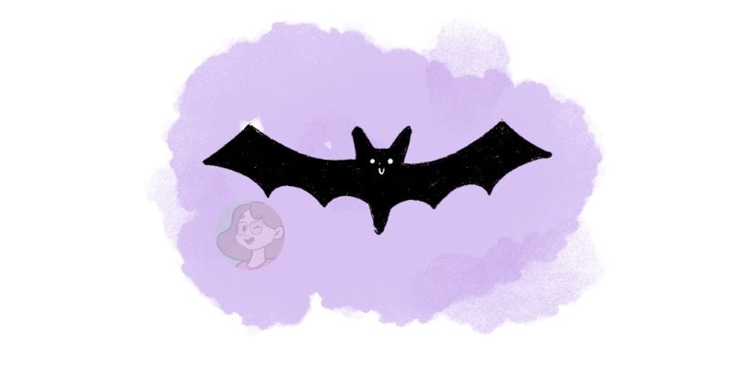 every halloween drawing needs bats!