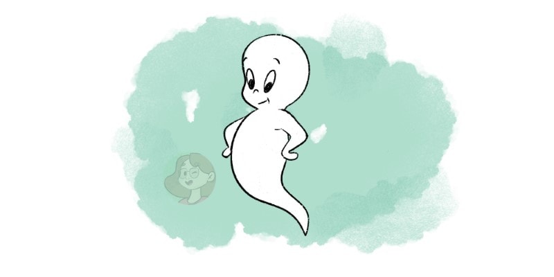 casper the friendly ghost, one of the most famous halloween characters to draw!
