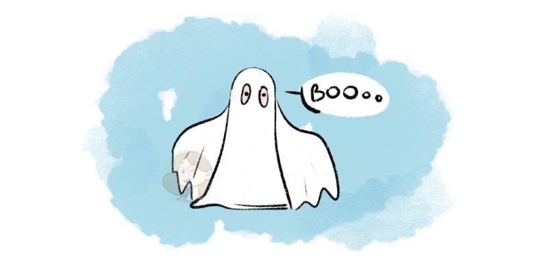 a ghost halloween costume, fun halloween drawing idea!