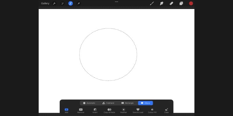 Draw A Circular Shape