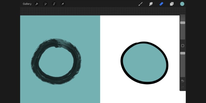 Some Textured Brushes Have Gaps While Fully Opaque Brushes Don't