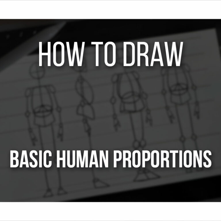 How To Draw Basic Human Body Proportions cover