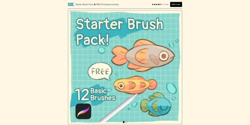 Olguioos Starter Brush Pack - Free Brushes for Procreate