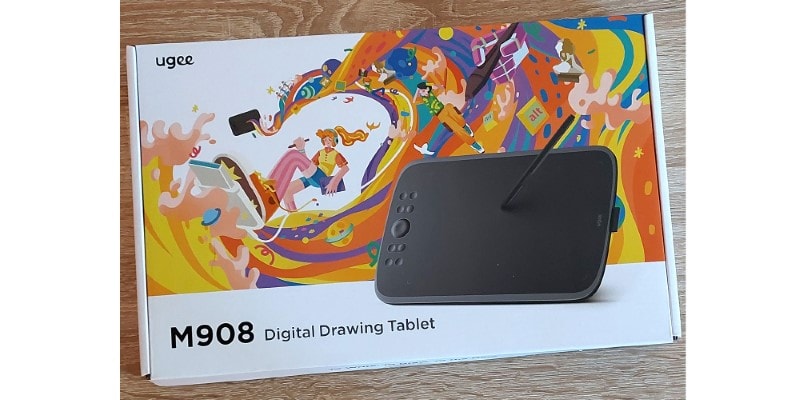 Photo of The Ugee M908 Drawing Tablet Box