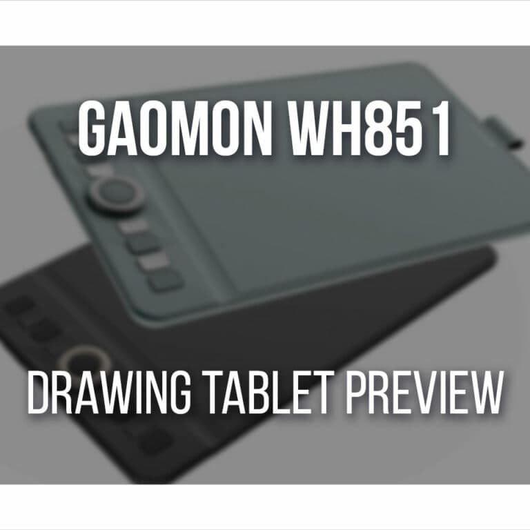 GAOMON WH851 Drawing Tablet Preview Cover