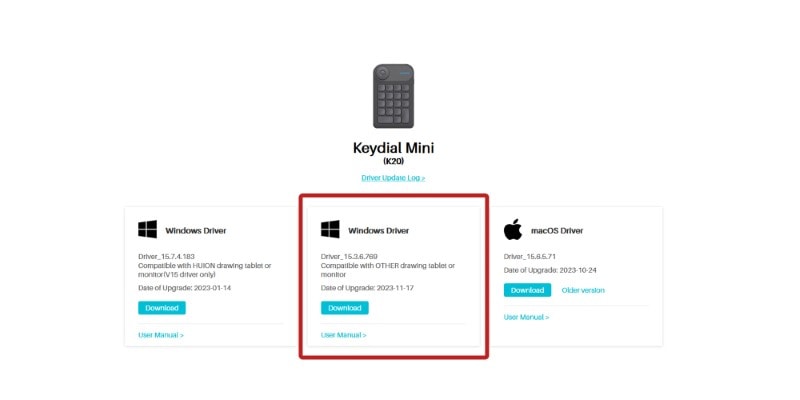Huion Keydial Mini Is Compatible With Computer, macOS Android Devices And Other Brand Drawing Tablets
