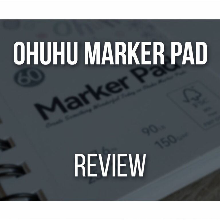 Ohuhu Marker Pad Review Cover