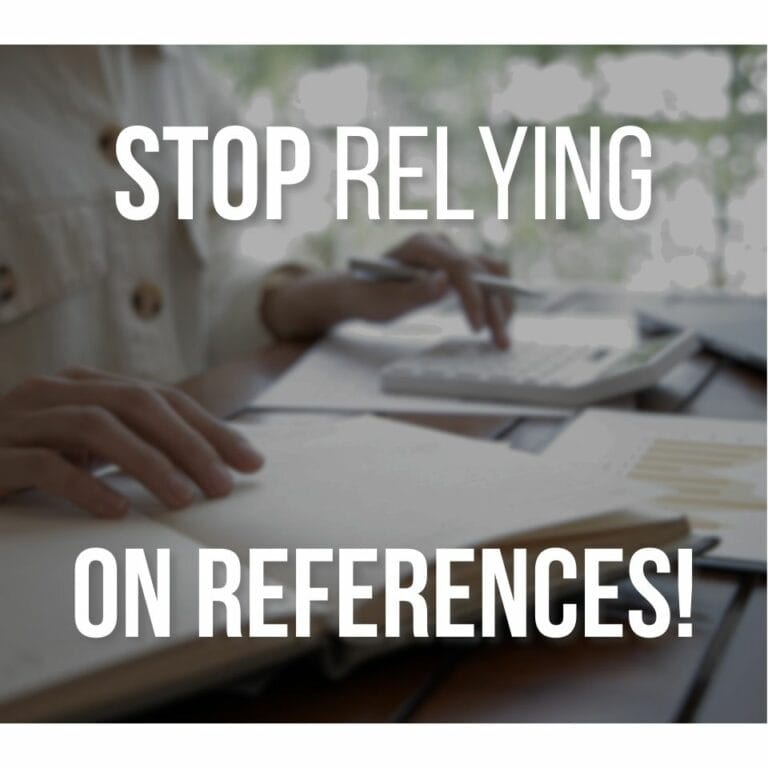 How To Stop Relying On References Cover Image